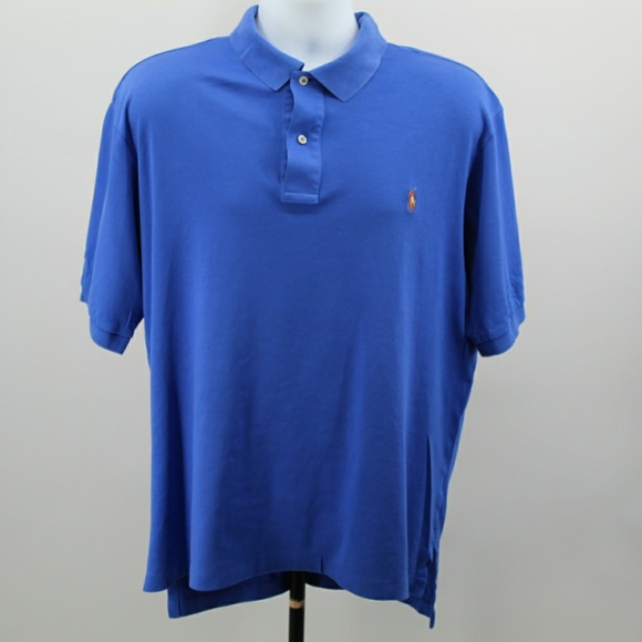 Royal blue men's Polo Ralph Lauren shirt - Picture 2 of 4
